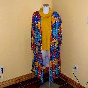 LuLaRoe cardigan and sleeveless sweater set